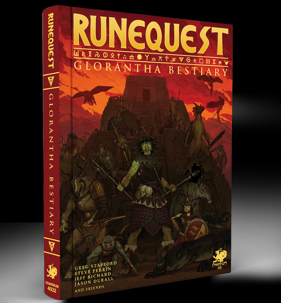 RuneQuest: Glorantha Bestiary (Hardcover) [CHA4032H] $39.99 Value