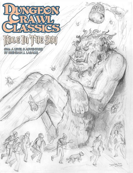 Dungeon Crawl Classics 86: Hole in the Sky (Sketch Cover Art) [GMG5087K]
