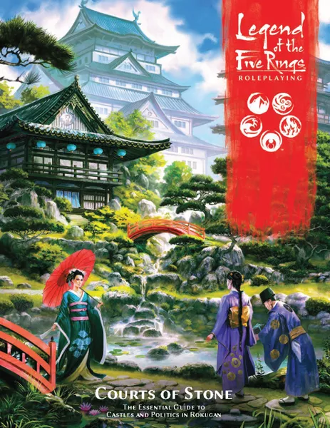 Legend of the Five Rings RPG 5E: Courts of Stone [FFGL5R08] $44.99 Value