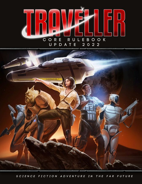 Traveller RPG: Core Rulebook (Update 2022) [MGP40058] $59.99 Value