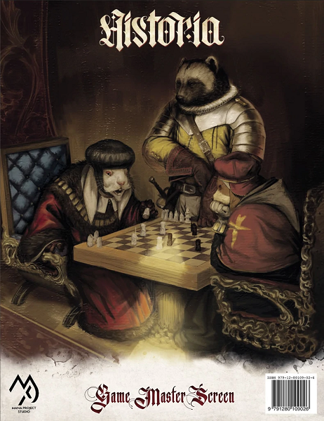 Historia - Game Master Screen [MPS10006] $19.90 Value