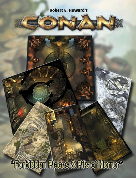 Conan RPG: Forbidden Places & Pits of Horror Geo. Tile Set [MUH050437] $27 Value