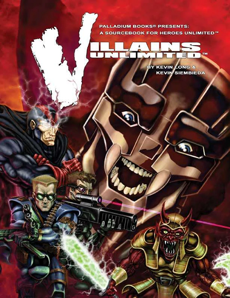 Heroes Unlimited RPG: Villains Unlimited PLB501 $26.99 Value