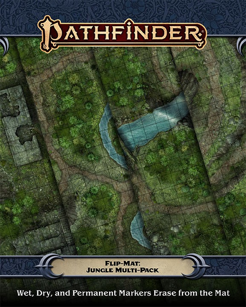 Pathfinder Flip-Mat: Jungle Multi-Pack PZO30116 $24.99 Value