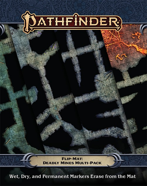 Pathfinder Flip-Mat: Deadly Mines Multi-Pack [PZO30125] $26.99 Value