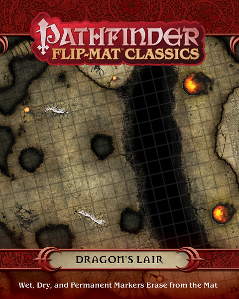 Pathfinder Flip-Mat Classics: Dragon's Lair [PZO31025]