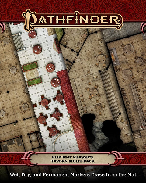 Pathfinder Flip-Mat Classics: Tavern Multi-Pack PZO31037 $24.99 Value