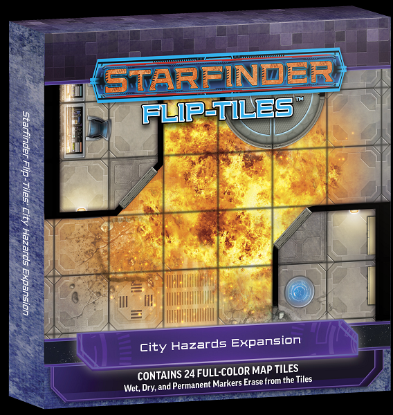 Starfinder Flip-Tiles: Hazards Expansion [PZO7504] $19.99 Value