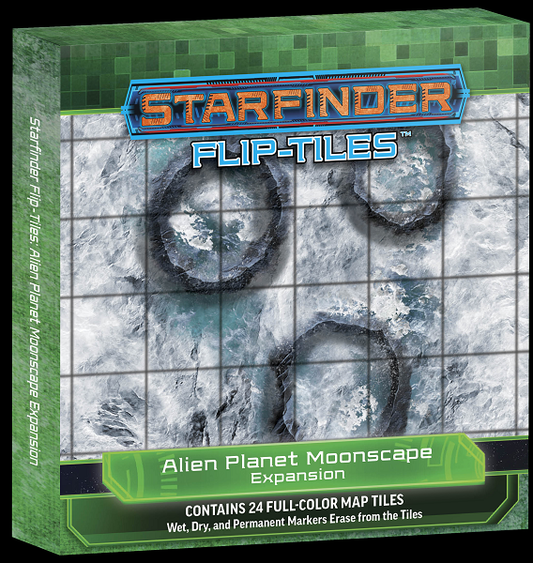 Starfinder Flip-Tiles: Alien Planet Moonscape Expansion [PZO7506] $19.99 Value