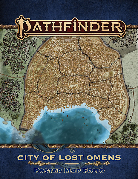 Pathfinder 2E: City of Lost Omens - Map Folio [PZO9305] $24.99 Value