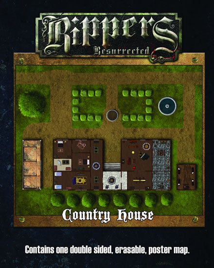 Savage Worlds RPG: Rippers Resurrected - Map 1: Castle Dracula/Country House [S2P10324]