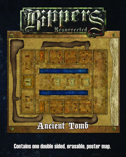 Savage Worlds RPG: Rippers Resurrected - Map 2: Urban Alleys/Ancient Tombs [S2P10325]