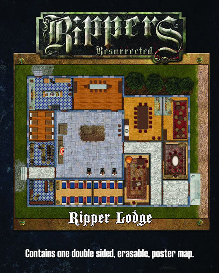 Savage Worlds RPG: Rippers Resurrected - Map 3: World of Rippers/Lodge [S2P10326]