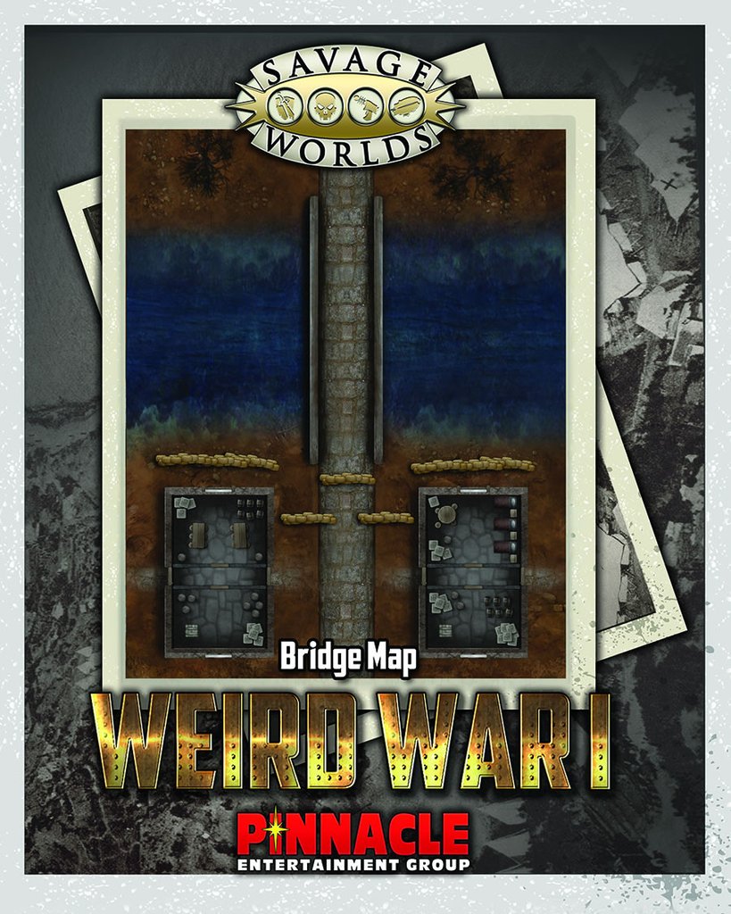 Savage Worlds: Weird War I Map Set: Bridge / Trenches [S2P10624]