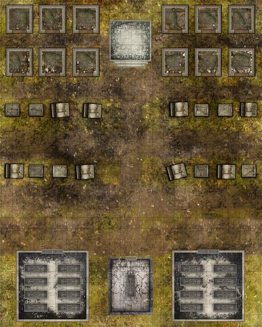 Savage Worlds: Deadlands Noir - Map: Cemetary/Crypt [S2P10705]