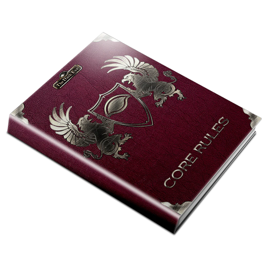 The Dark Eye Core Rules (Deluxe) Red Leatherette $74.99 Value [ULIUS25001ED]